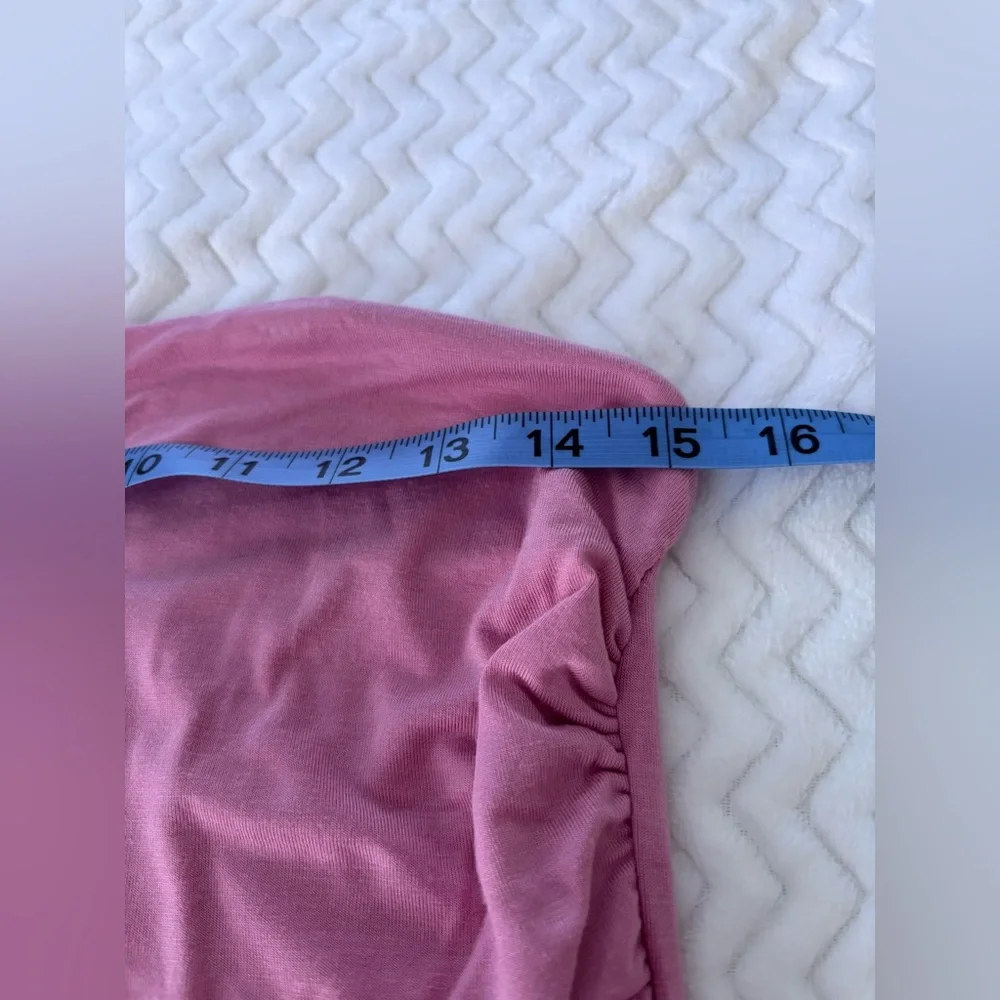 SEE YOU MONDAY NWT. Strapless Asymmetrical Top - Picture 3 of 10